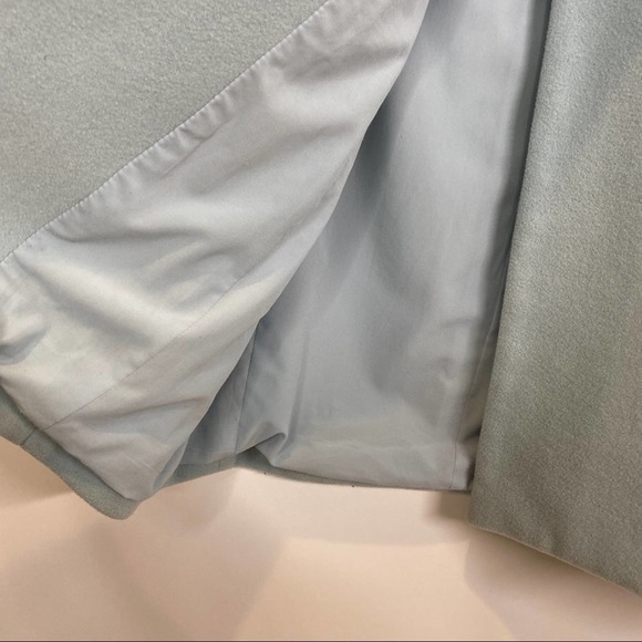 APiece Apart Esta Wool Long Coat Double Breasted Pastel Blue - Picture 7 of 10